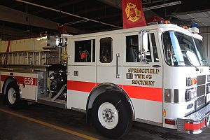 Springfield Township Engine 56 at Station 3, Rockway