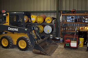Service bay inside the Springfield Township Road Services building.